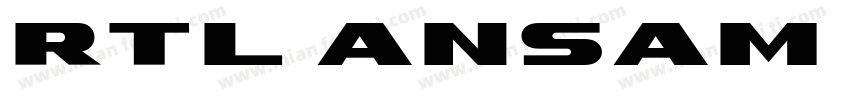 RTL-Ansam-Ansam字体转换