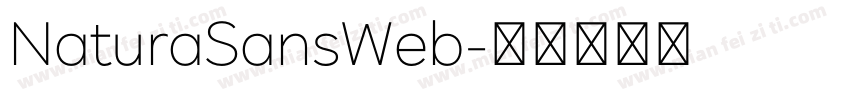 NaturaSansWeb字体转换