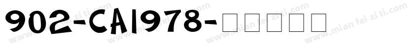 902-CAI978字体转换