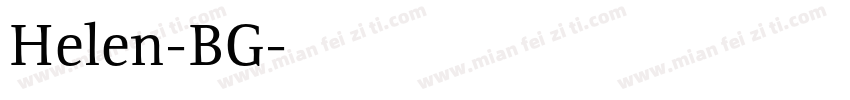 Helen-BG字体转换