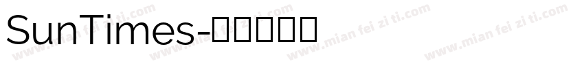SunTimes字体转换