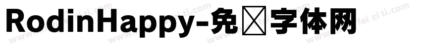RodinHappy字体转换