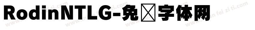 RodinNTLG字体转换