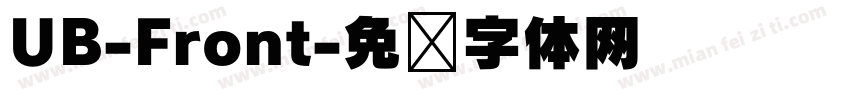 UB-Front字体转换