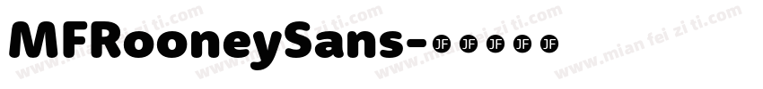 MFRooneySans字体转换