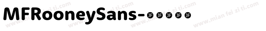 MFRooneySans字体转换