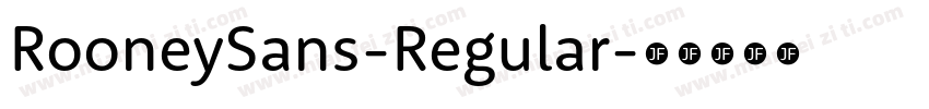 RooneySans-Regular字体转换