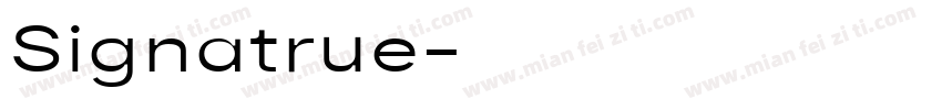 Signatrue字体转换