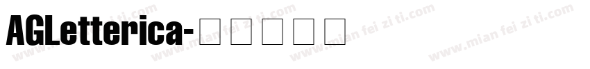 AGLetterica字体转换