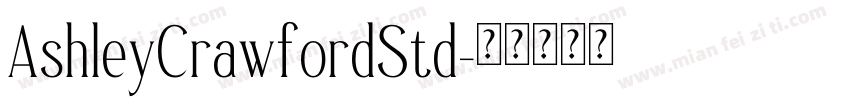 AshleyCrawfordStd字体转换