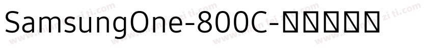SamsungOne-800C字体转换