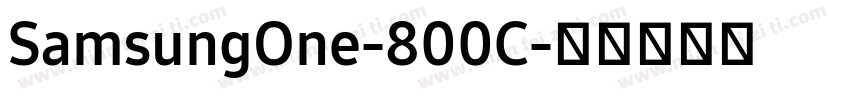 SamsungOne-800C字体转换