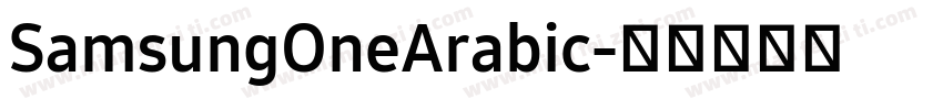 SamsungOneArabic字体转换