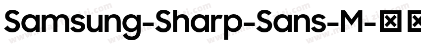 Samsung-Sharp-Sans-M字体转换