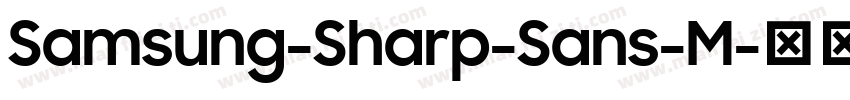 Samsung-Sharp-Sans-M字体转换