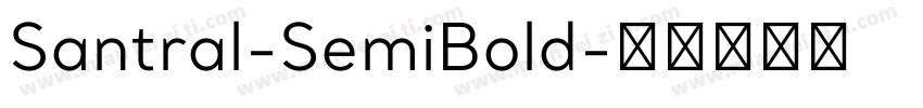 Santral-SemiBold字体转换