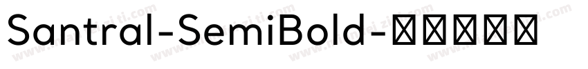 Santral-SemiBold字体转换