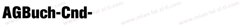 AGBuch-Cnd字体转换