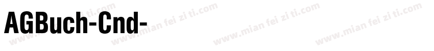 AGBuch-Cnd字体转换