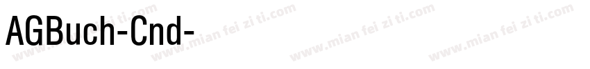 AGBuch-Cnd字体转换