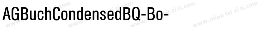 AGBuchCondensedBQ-Bo字体转换