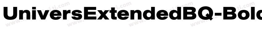 UniversExtendedBQ-Bold字体转换