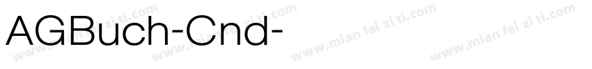 AGBuch-Cnd字体转换