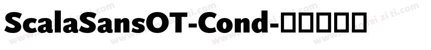 ScalaSansOT-Cond字体转换