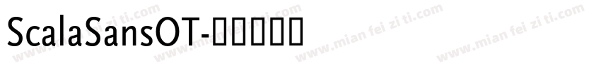 ScalaSansOT字体转换