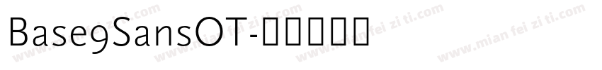 Base9SansOT字体转换
