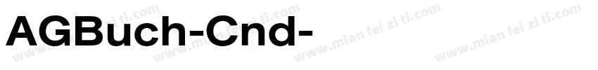 AGBuch-Cnd字体转换