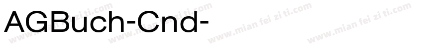 AGBuch-Cnd字体转换
