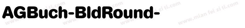 AGBuch-BldRound字体转换