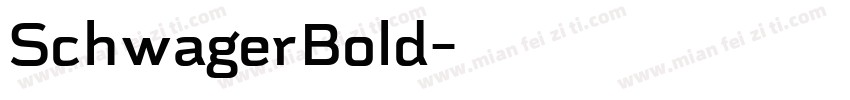 SchwagerBold字体转换