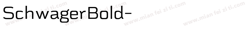 SchwagerBold字体转换