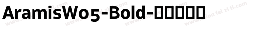 AramisW05-Bold字体转换