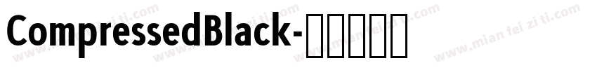 CompressedBlack字体转换