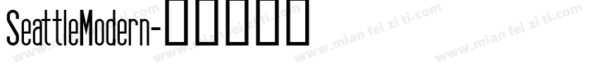 SeattleModern字体转换