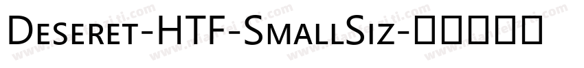 Deseret-HTF-SmallSiz字体转换