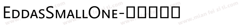 EddasSmallOne字体转换