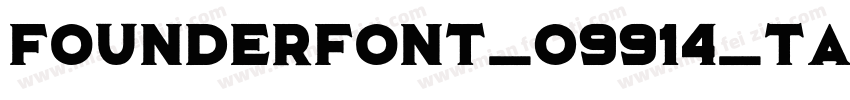 FounderFont_09914_taofont字体转换