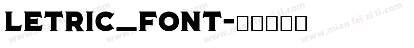 Letric_Font字体转换