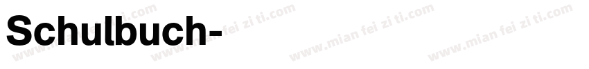 Schulbuch字体转换