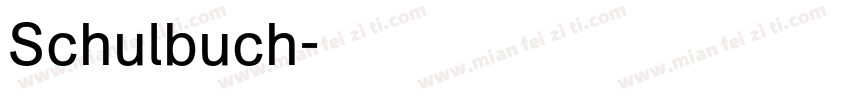 Schulbuch字体转换