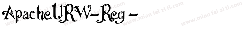 ApacheURW-Reg字体转换