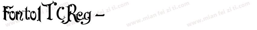 FontoITCReg字体转换
