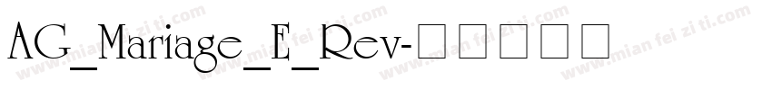 AG_Mariage_E_Rev字体转换