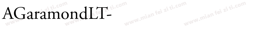AGaramondLT字体转换
