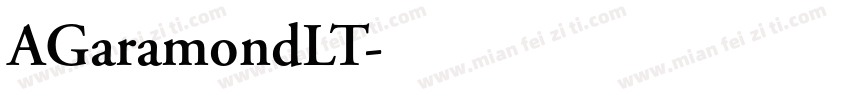 AGaramondLT字体转换