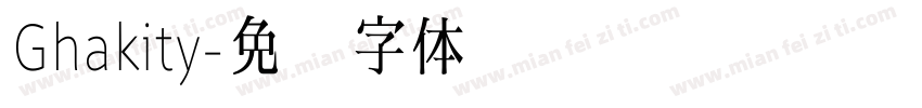Ghakity字体转换